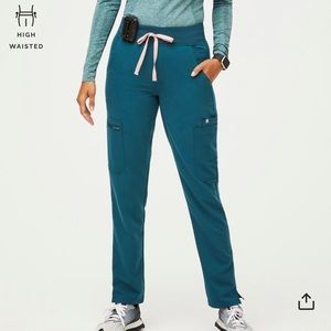 Caribbean Blue Scrub Pants